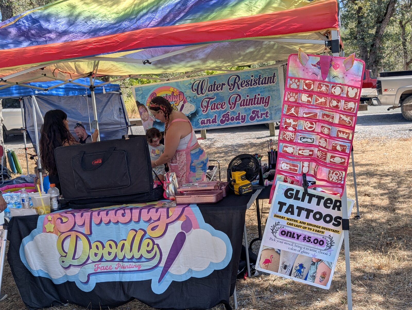 Squishy Doodle face painting